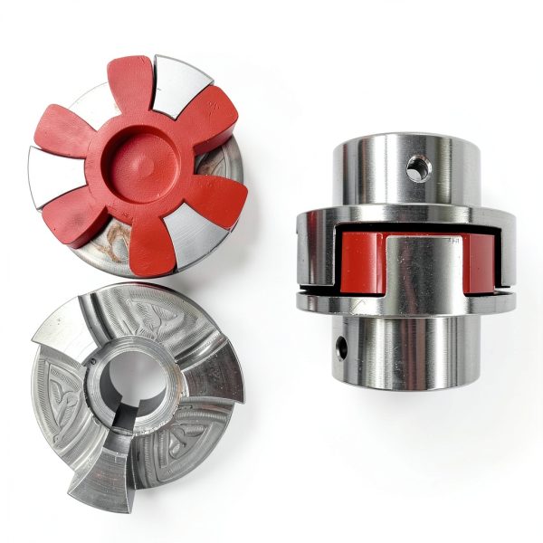 uxcell L110 Jaw Coupling Insert, Urethane Flexible Solid Type Jaw Coupling Center Insert for L Jaw Coupling L-Jaw Coupler Set, Red-4