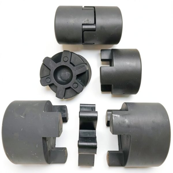 uxcell L110 Jaw Coupling Insert, Urethane Flexible Solid Type Jaw Coupling Center Insert for L Jaw Coupling L-Jaw Coupler Set, Red-5