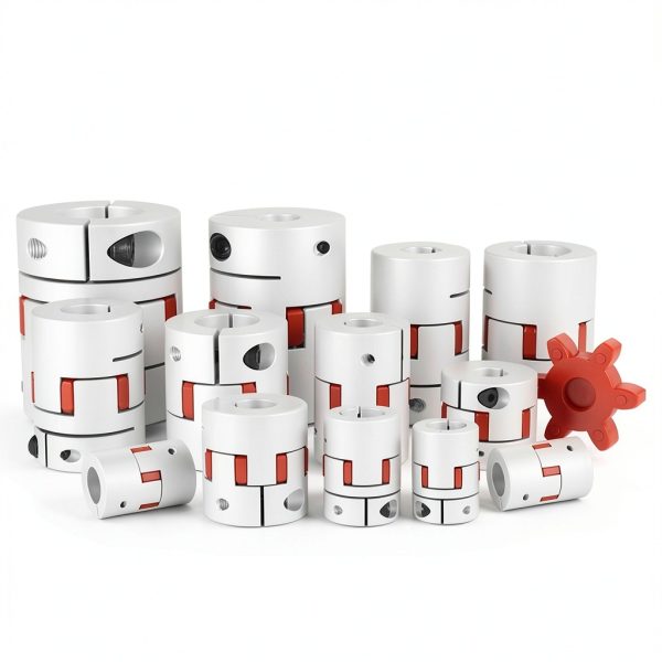 Aluminum Alloy Shaft Coupling D45x66mm Plum Shape Torque by Sinoblu-2