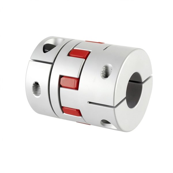 Aluminum Alloy Shaft Coupling D45x66mm Plum Shape Torque by Sinoblu-1