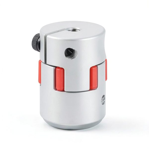 uxcell 3pcs D20 L25 5mm to 8mm Flexible Plum Shaft Coupling Aluminum Motor Connector Flexible Spider Coupler for 3D Printer CNC Machine and Servo Stepper Motor (Silver Tone/Red)-3