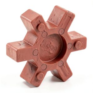 uxcell L099 L100 Jaw Coupling Insert Red Urethane Solid Center-0