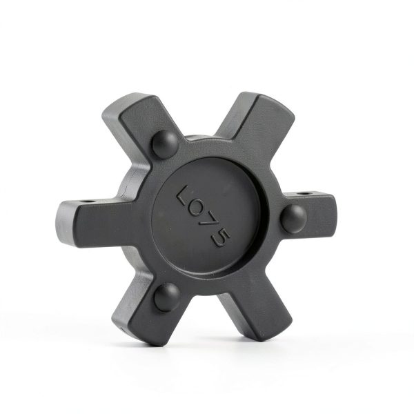 XIKE L075 NBR Rubber Spider Insert for L Jaw Coupling Black Pack of 8-4
