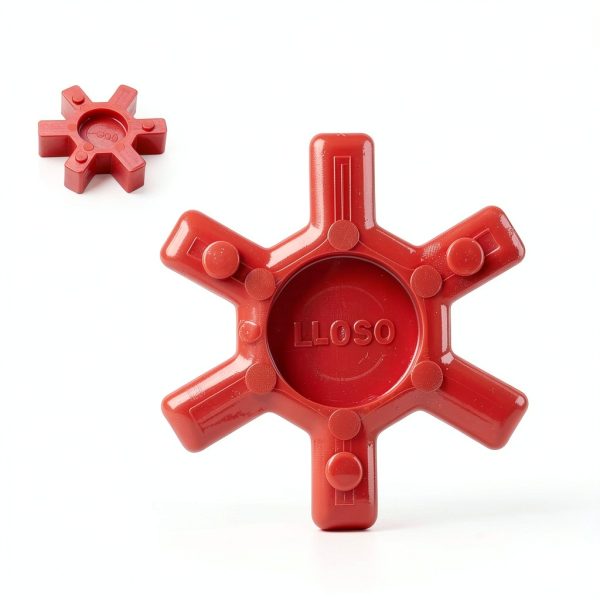 uxcell L099 L100 Jaw Coupling Insert Red Urethane Solid Center-1