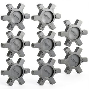XIKE L075 NBR Rubber Spider Insert for L Jaw Coupling Black Pack of 8-0