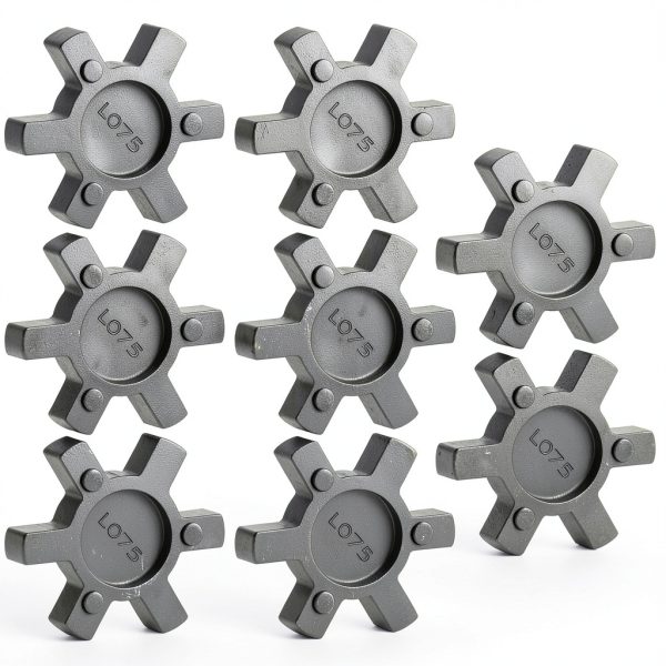 XIKE L075 NBR Rubber Spider Insert for L Jaw Coupling Black Pack of 8-0